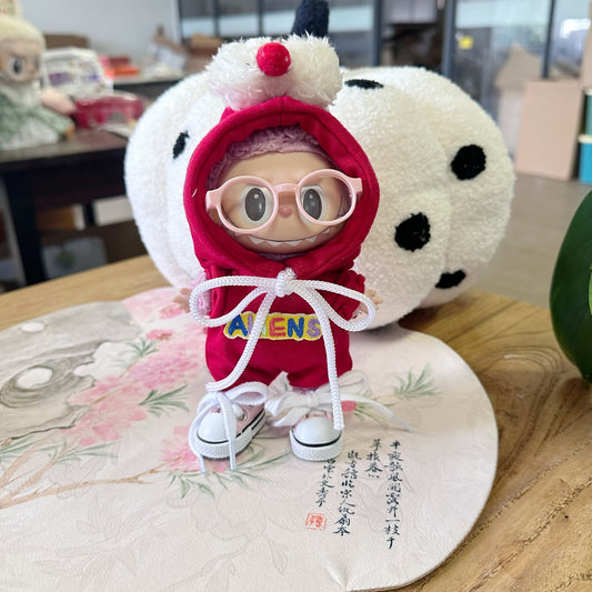 Clothes Only] First/Second Generation Blind Box Labubtong Wear Clothes Morning Run Big Eye Monster suit LABUBU One-piece Suit