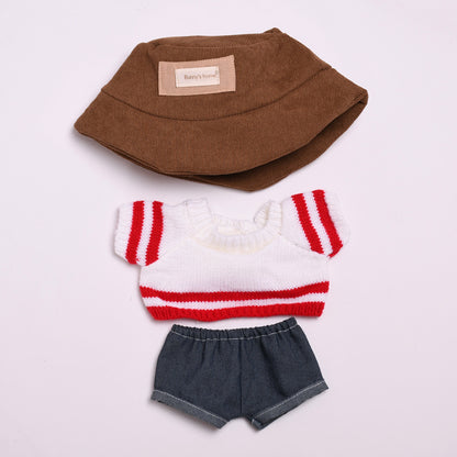 Only clothes] 38cm vinyl cloth cloth for clothes sweater jeans LABUBU casual change baby clothes