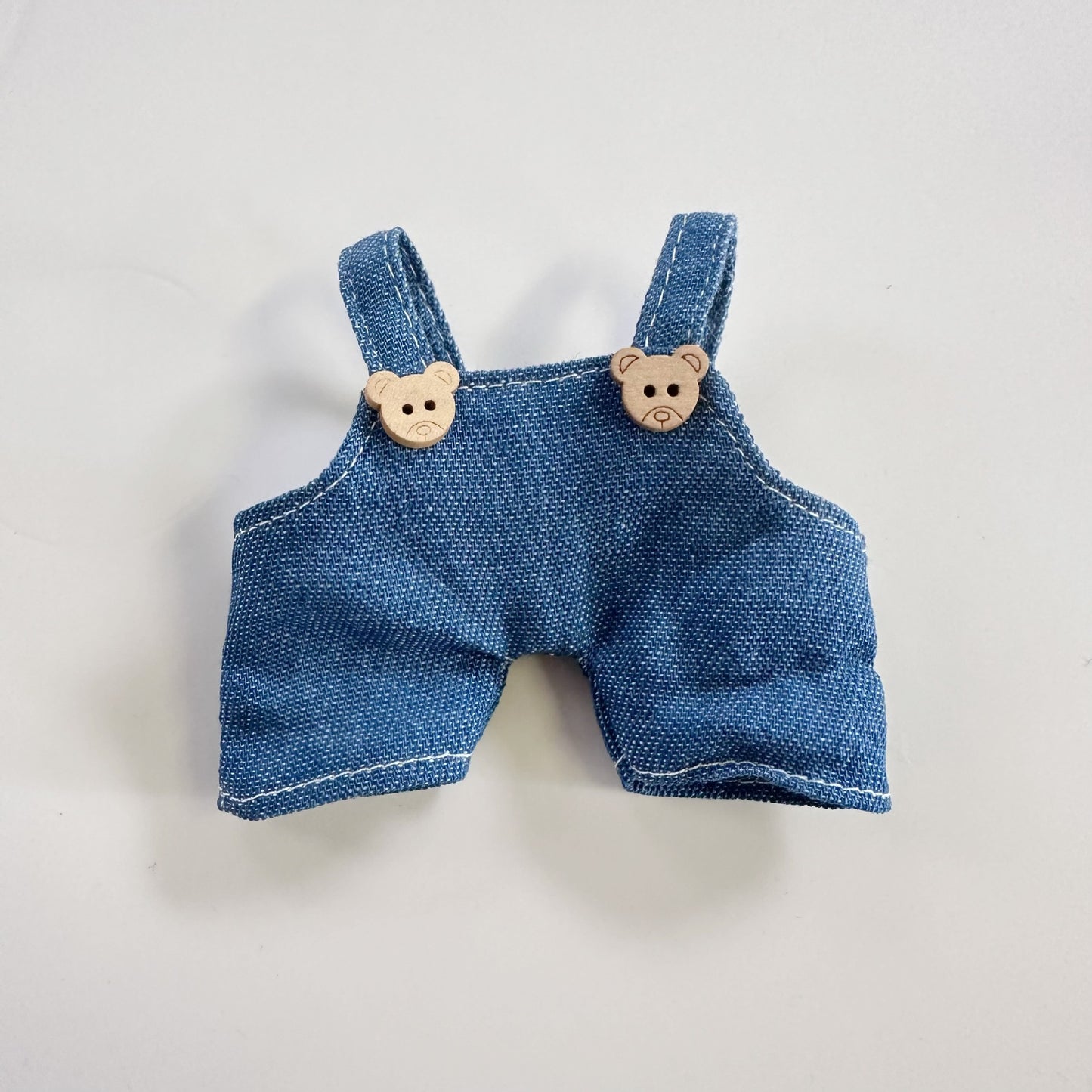 Only clothes] the first and second generation of LABUBU pendant clothes blind box LABUBU for Denim small strap hat suit
