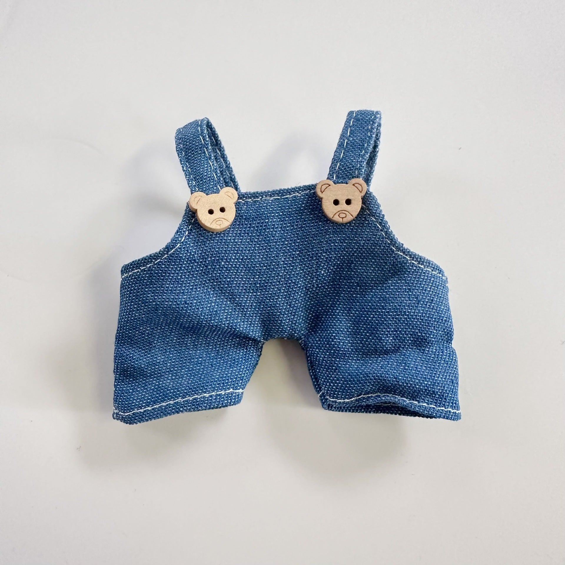 Only clothes] the first and second generation of LABUBU pendant clothes blind box LABUBU for Denim small strap hat suit