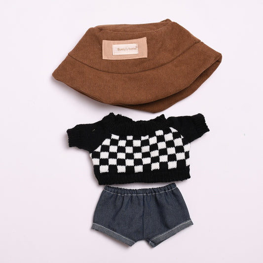 Only clothes] 38cm vinyl cloth cloth for clothes sweater jeans LABUBU casual change baby clothes