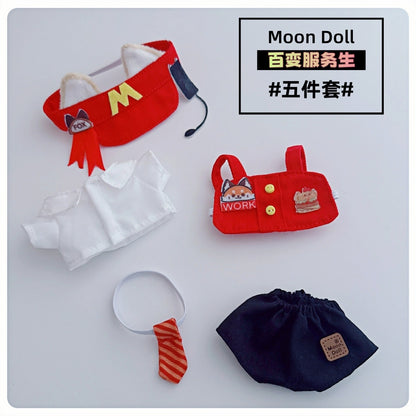 Only clothes] labubu baby coat vinyl blind box pendant generation two generation series for small skirt