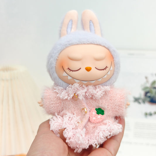 Labubu Doll Outfit Set - Velvet Skirts, Suits & Accessories for 2nd & 3rd Gen Pendant Dolls