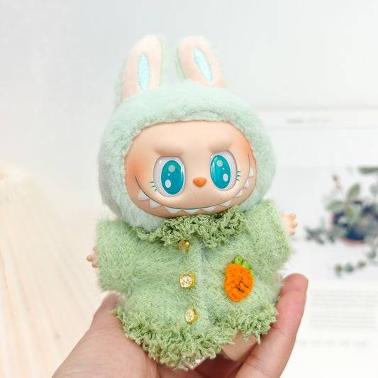 Labubu Doll Outfit Set - Velvet Skirts, Suits & Accessories for 2nd & 3rd Gen Pendant Dolls