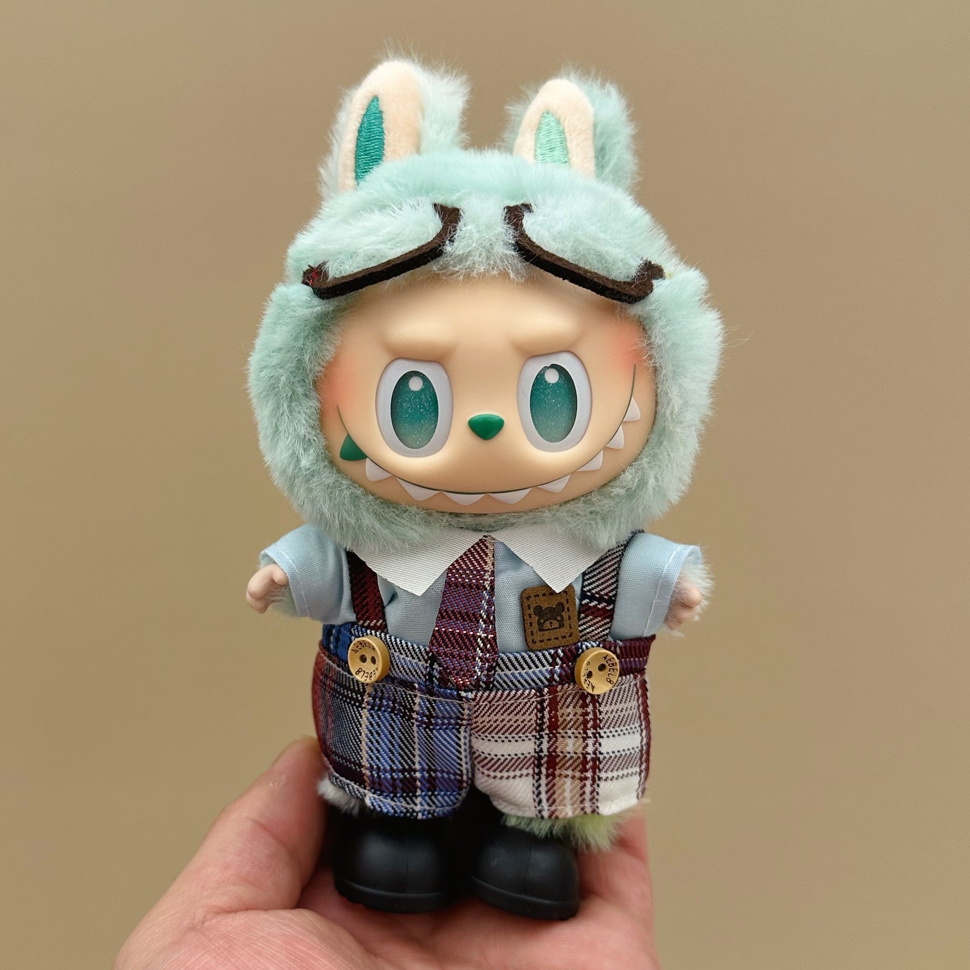 labubu doll clothes 17cm pull cloth clothes blind box doll skirt suit cute dress toy cross-border wholesale