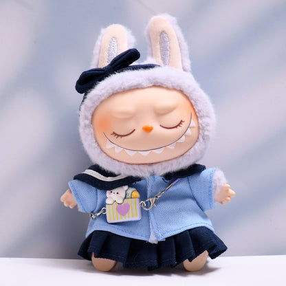 Only baby clothes] one, two and three generations of pendant labubu clothes sailor JK skirt suit labubu baby clothes