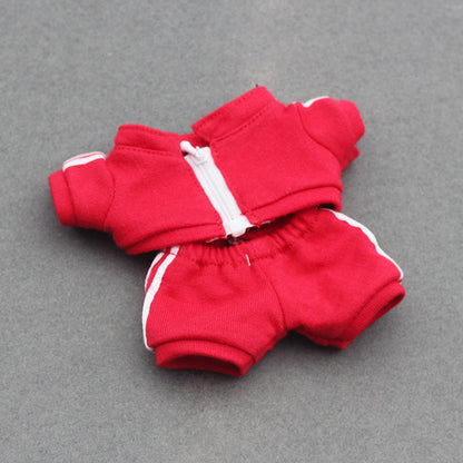 Labubu Doll Casual Sports Outfit for 17cm & 10cm Dolls