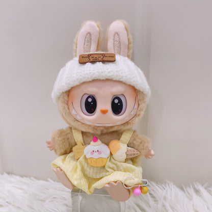 Labubu Doll Summer Ice Cream Overalls Outfit