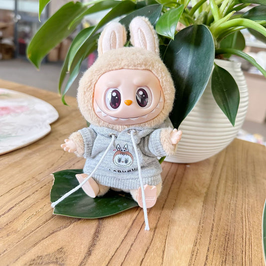 Only clothes] the first and second generation of blind box pull cloth clothes pendant LABUBU for high quality hooded sweater pants