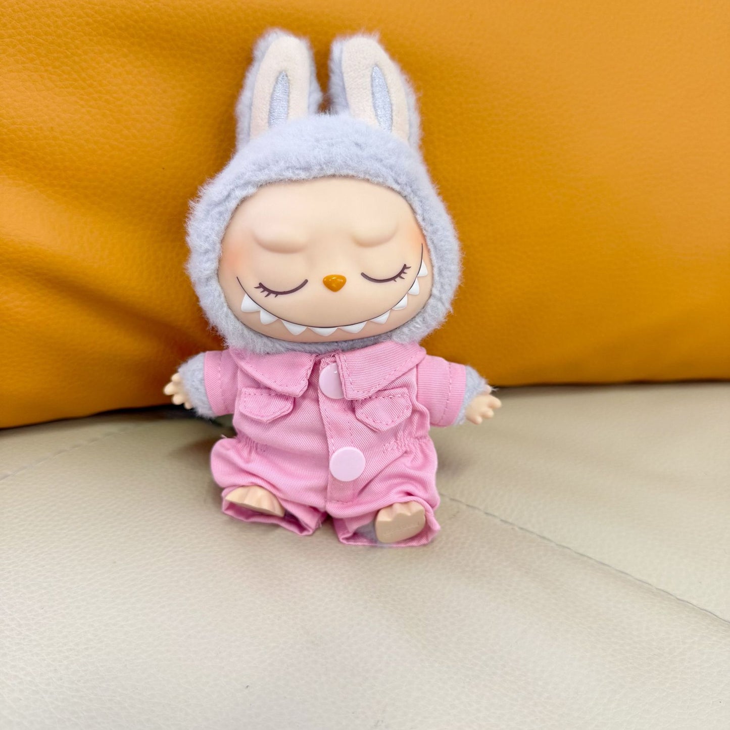 Clothes Only] One or Two Generation Blind Box Pendant Rab Cloth Clothes One-piece Work Suit LABUBU Cute for Work Clothes
