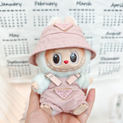 Labubu Doll Outfit Set - Trendy Clothes & Accessories for 17cm Vinyl Pendant