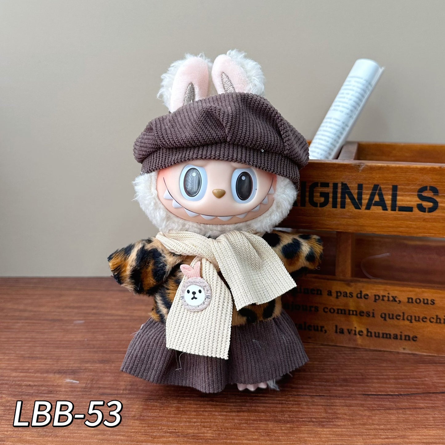 Wholesale Labubu Clothes Labubu Baby Clothes 17cm Doll Pendant First and Second Generation Doll Clothes Set Toys