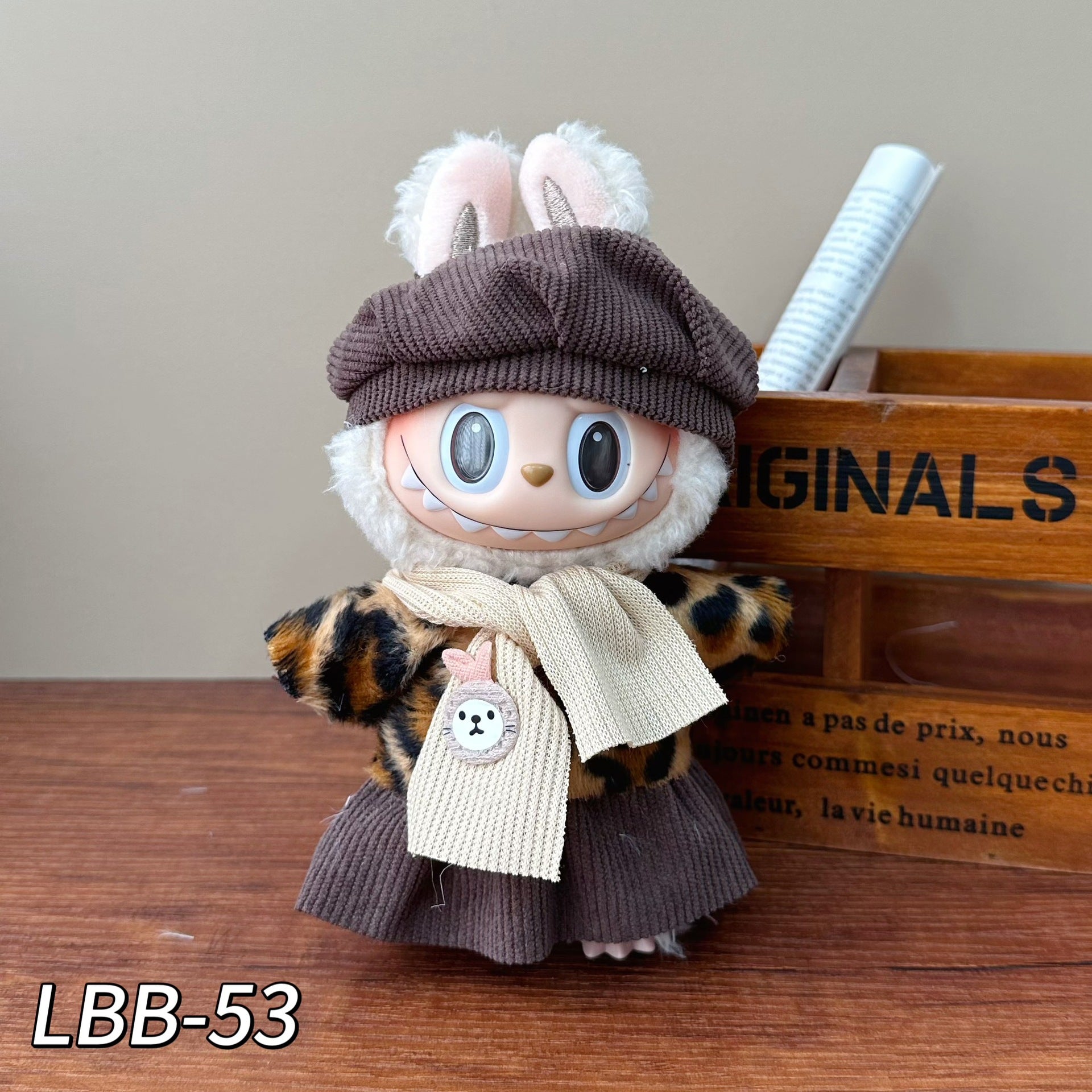 Wholesale Labubu Clothes Labubu Baby Clothes 17cm Doll Pendant First and Second Generation Doll Clothes Set Toys