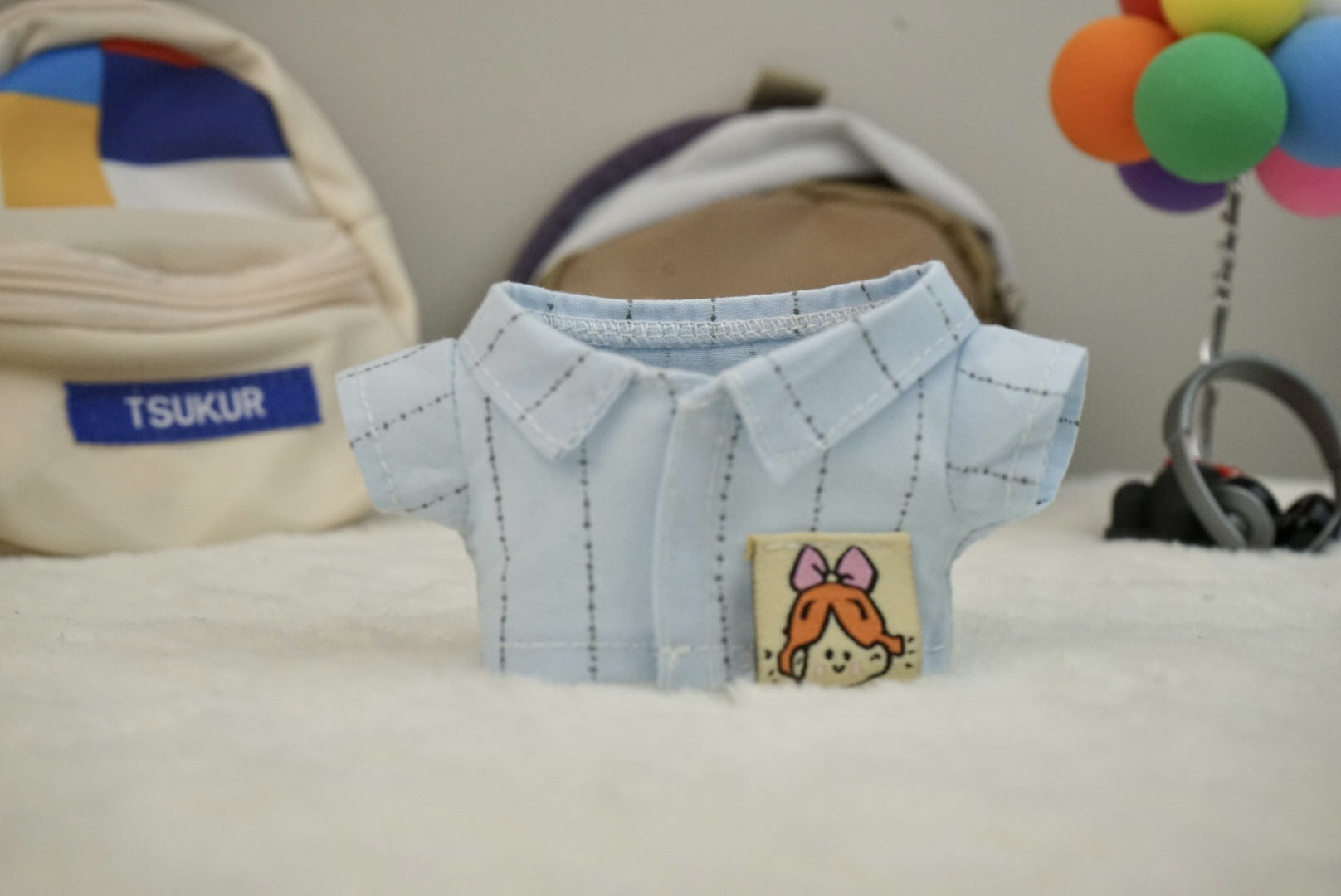 Labubu Doll Sweet Girl JK Skirt Outfit for 17cm Vinyl Doll