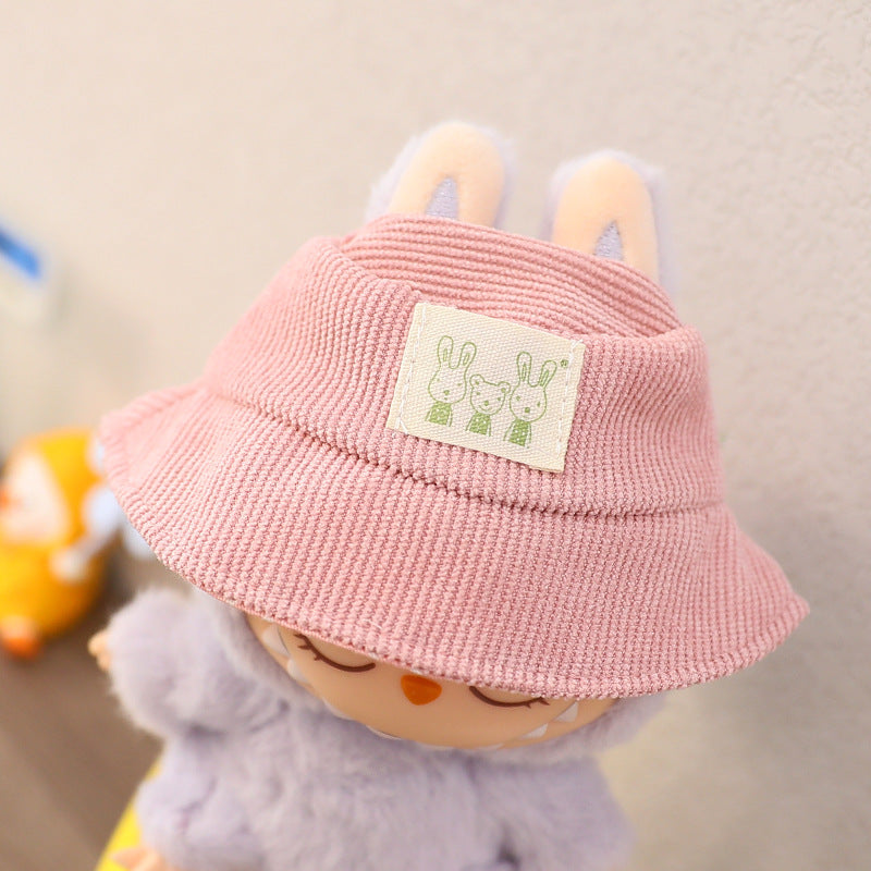 The second generation of Labubu cloth vinyl face blind box pendant sit party doll sweater gauze skirt hat shoes