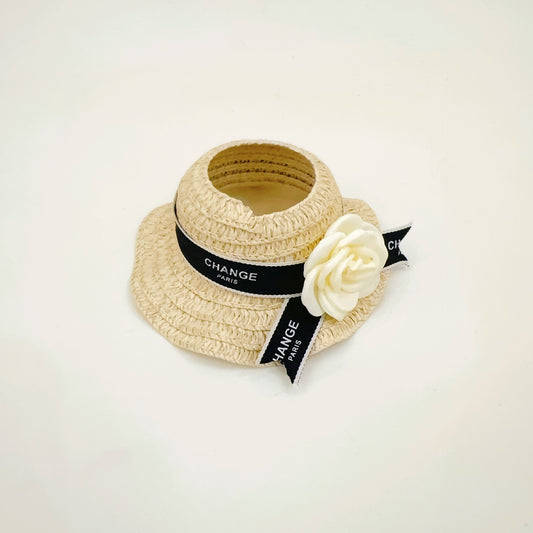 Labubu Doll Outfit Set with Straw Hat & Accessories for 15-17cm Dolls