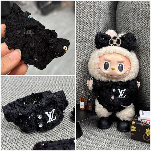 17cm Labubu Vinyl Doll Baby Clothes - V1-009 (No Shoes)
