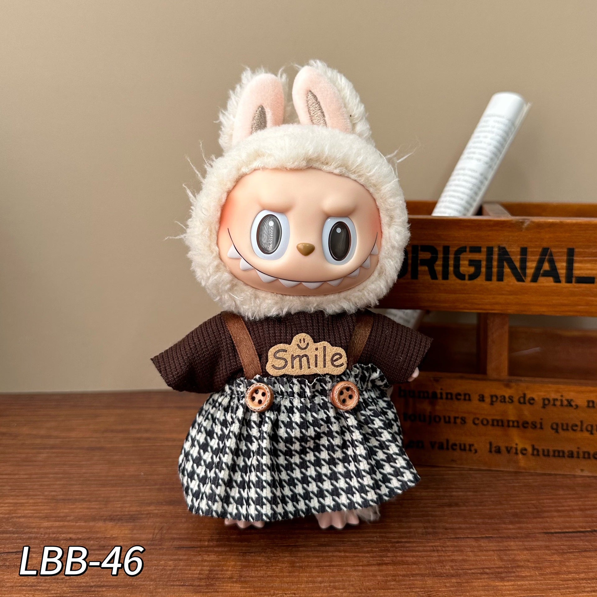 Wholesale Labubu Clothes Labubu Baby Clothes 17cm Doll Pendant First and Second Generation Doll Clothes Set Toys