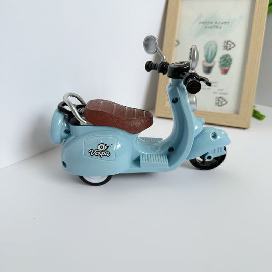 Clothes Only] First, Second and Third Generation Labubu Doll Inertia Motorcycle Keychain Labubu Seat Cross-Border New Product