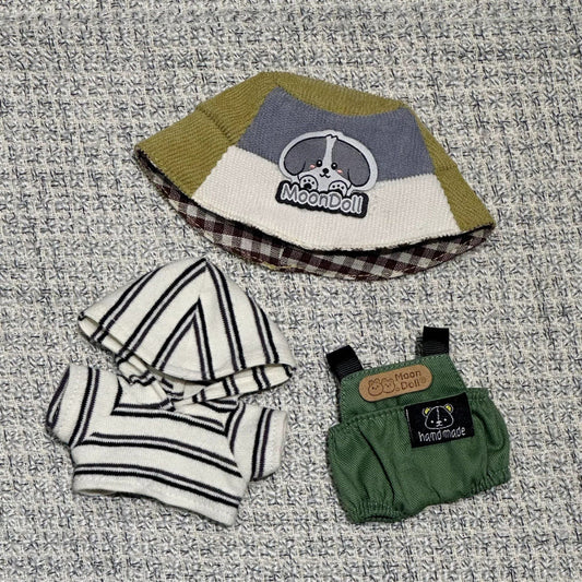 Labubu Doll Outfit - Explorer 3-Piece Set for 15-17cm Labubu