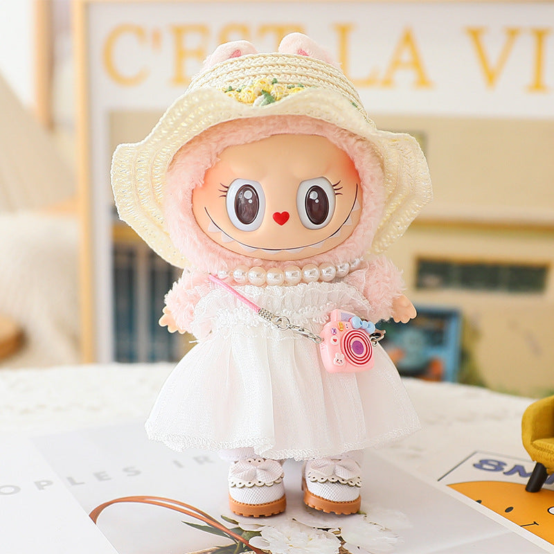 First and Second Generation Labubu Baby Clothes, Vinyl Blind Box Pendants, Replacement Clothes, Party Hats, Wedding Dresses, Replacement Shoes