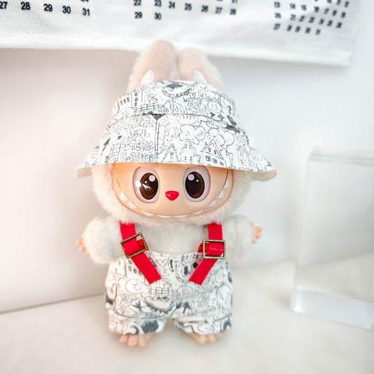 Labubu Doll Outfit Set - Trendy Clothes & Accessories for 17cm Vinyl Pendant