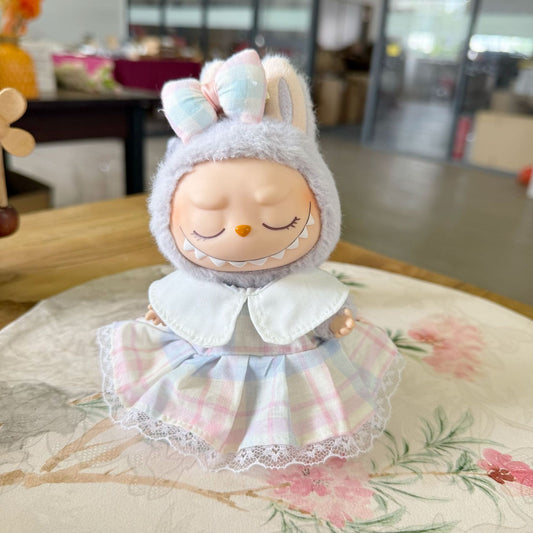 Only clothes] blind box cloth cloth clothes gradient colorful suit couple suit LABUBU jumpsuit skirt