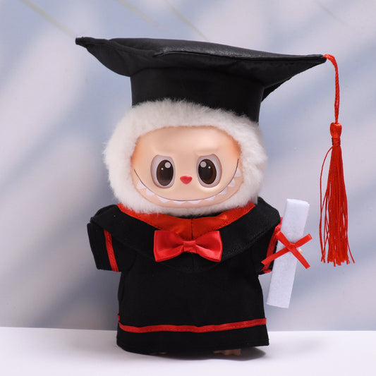 Only baby clothes] one, two and three generations of pendants labubu clothes graduation bachelor clothes suit labubu baby clothes