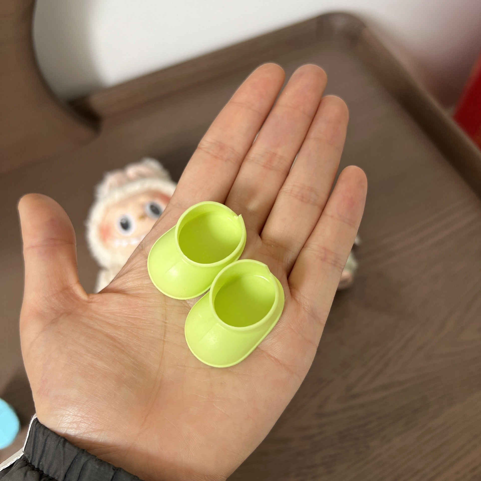 17cm Blind Box Rab Cloth Pendant Doll Hats Shoes Accessories Labubu Clothes Accessories Doll Toy Shoes