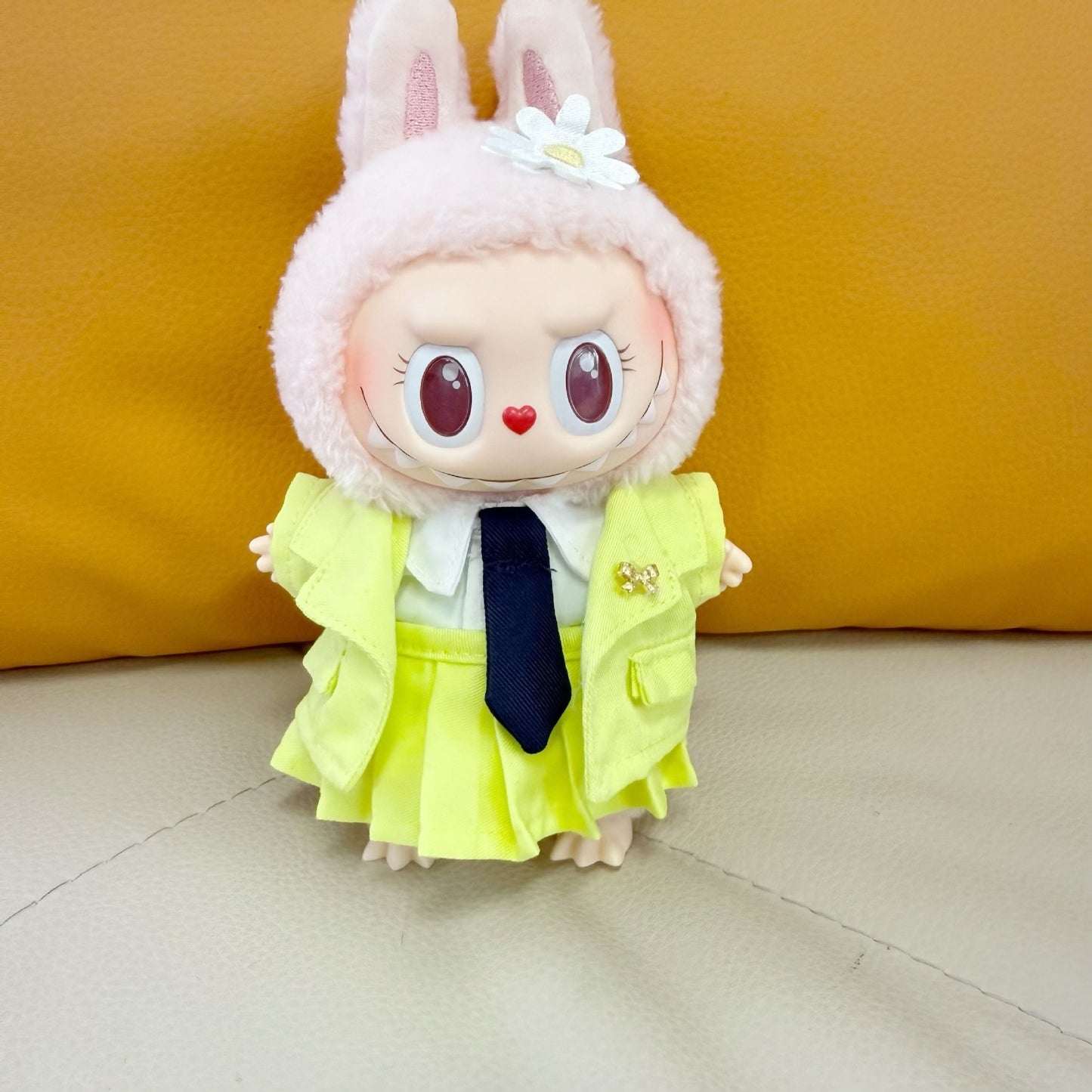 Only Clothes] Popmart Third Generation Labubu Doll Suit Suit Uniform Suit Labubu Campus Uniform for Boys and Girls