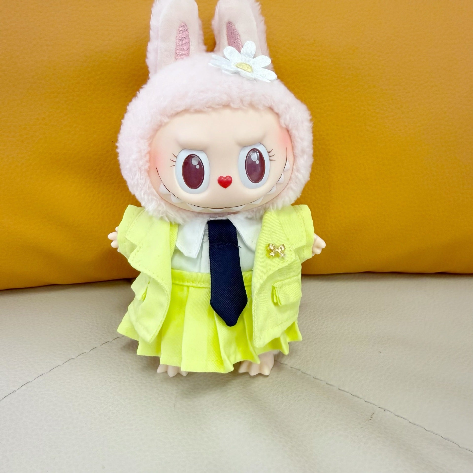 Only Clothes] Popmart Third Generation Labubu Doll Suit Suit Uniform Suit Labubu Campus Uniform for Boys and Girls