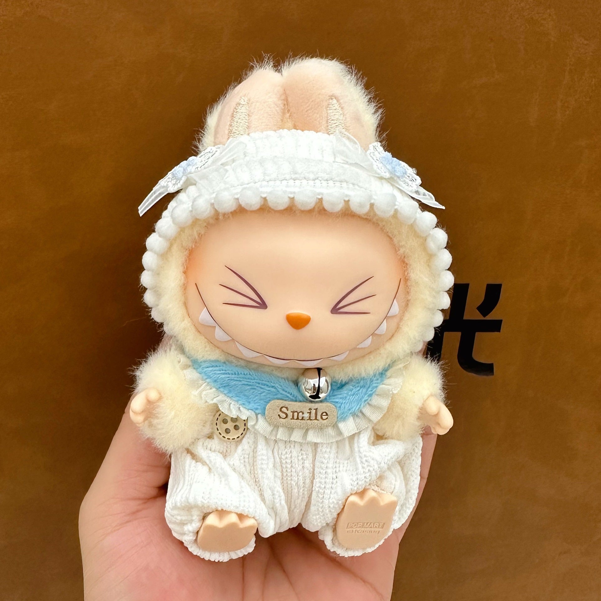 labubu doll clothes 17cm pull cloth clothes blind box doll skirt suit cute dress toy cross-border wholesale