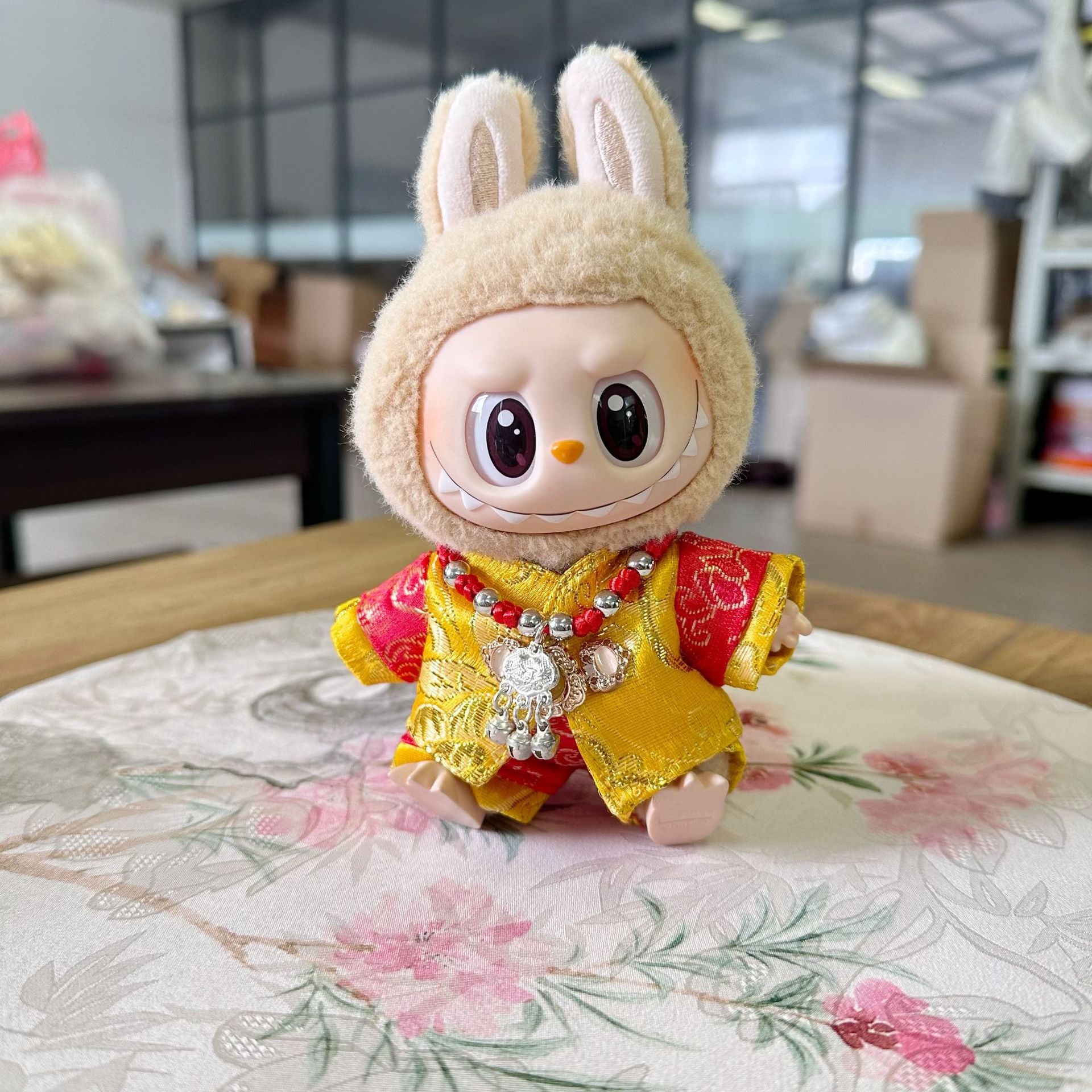 Only clothes] the first and second generation blind box labubu new year clothes blind box LABUBU suit new year clothes for Tang suit