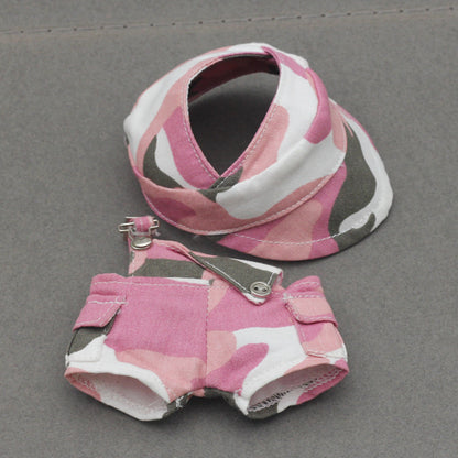 Labubu Doll Outfit - 17CM Baseball Cap & Pants Set in Multiple Colors