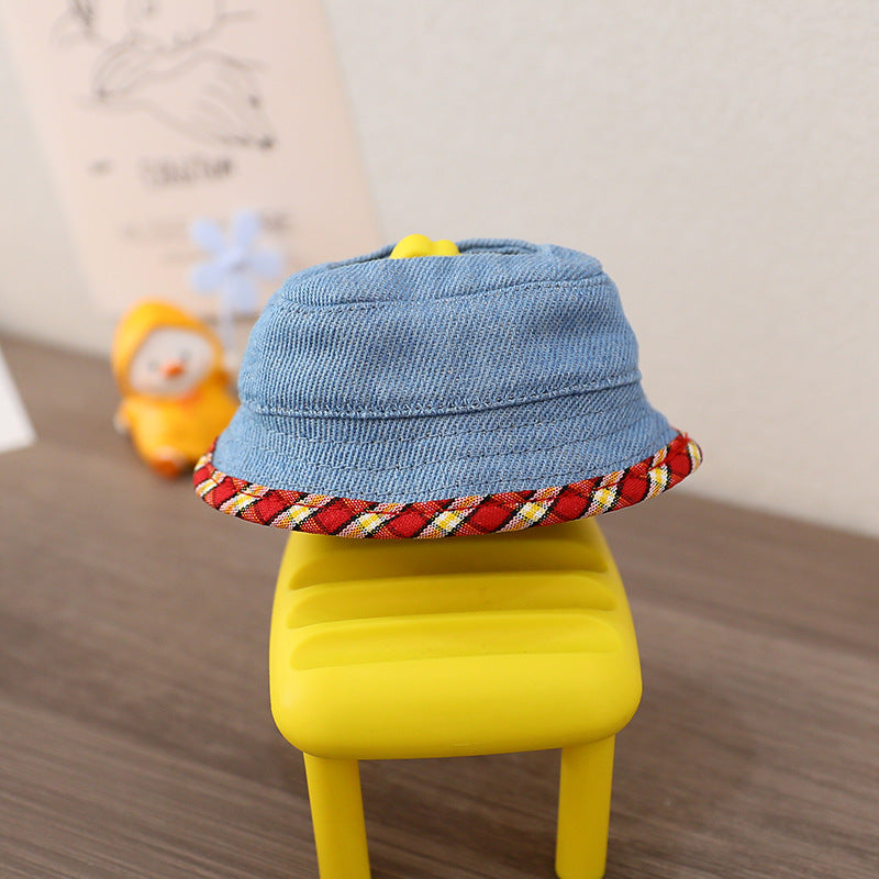 17cm Labubu Baby Coat Macaron Blind Box Sitting Party Generation II Clothes Casual suit Hat