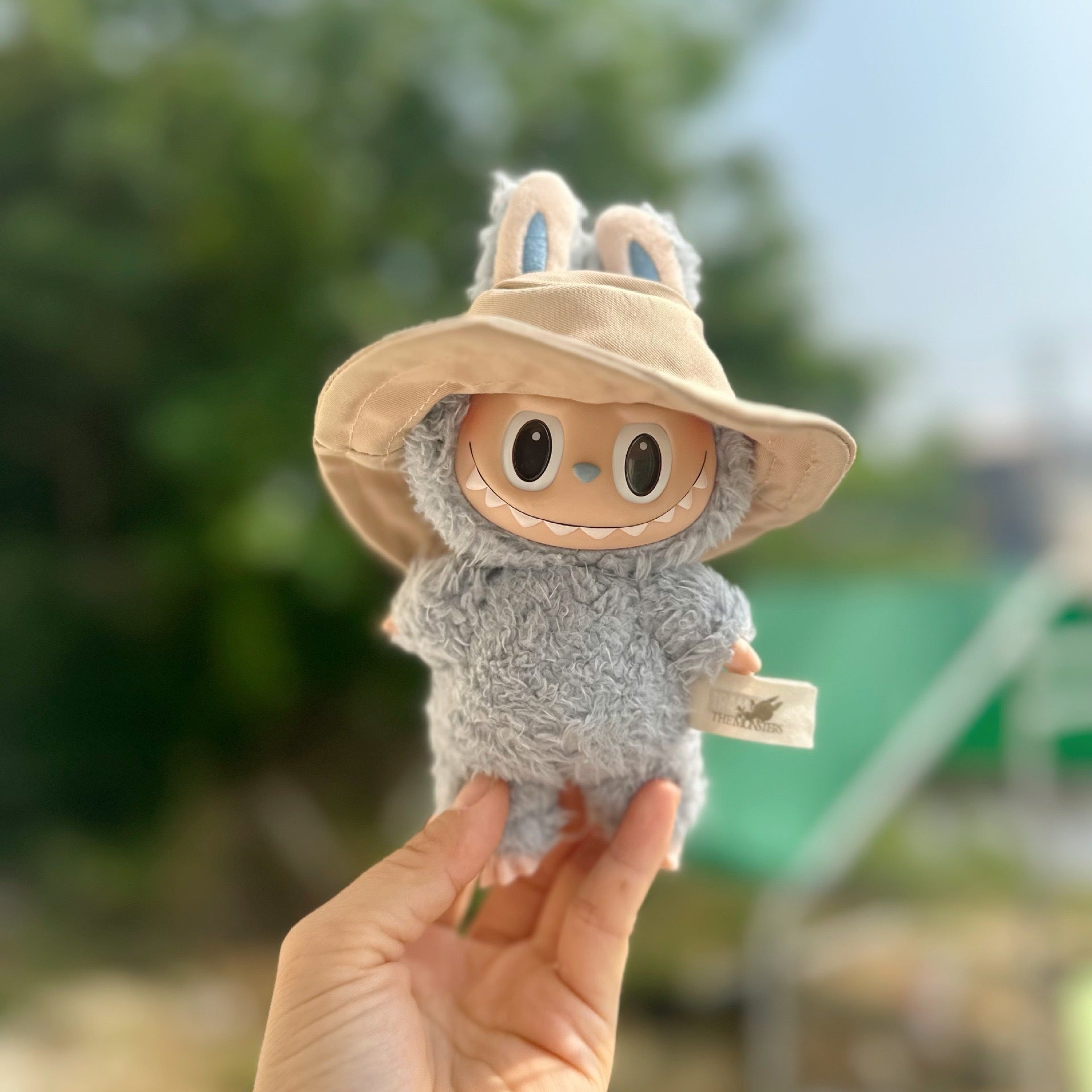 Only clothes] 17CM pendant blind box cloth cloth clothes LABUBU doll doll Denim coat hat skirt
