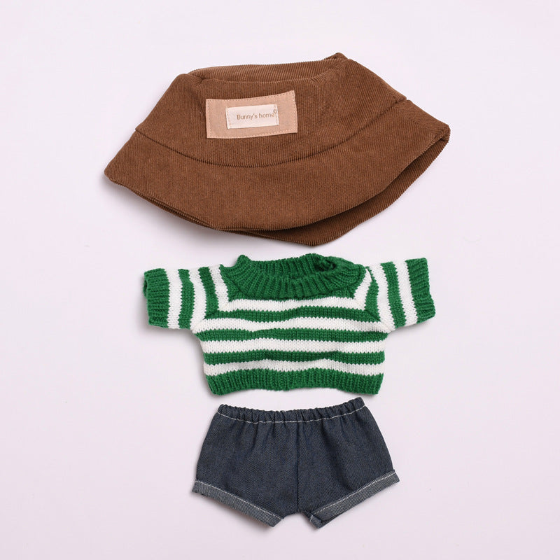 Only clothes] 38cm vinyl cloth cloth for clothes sweater jeans LABUBU casual change baby clothes