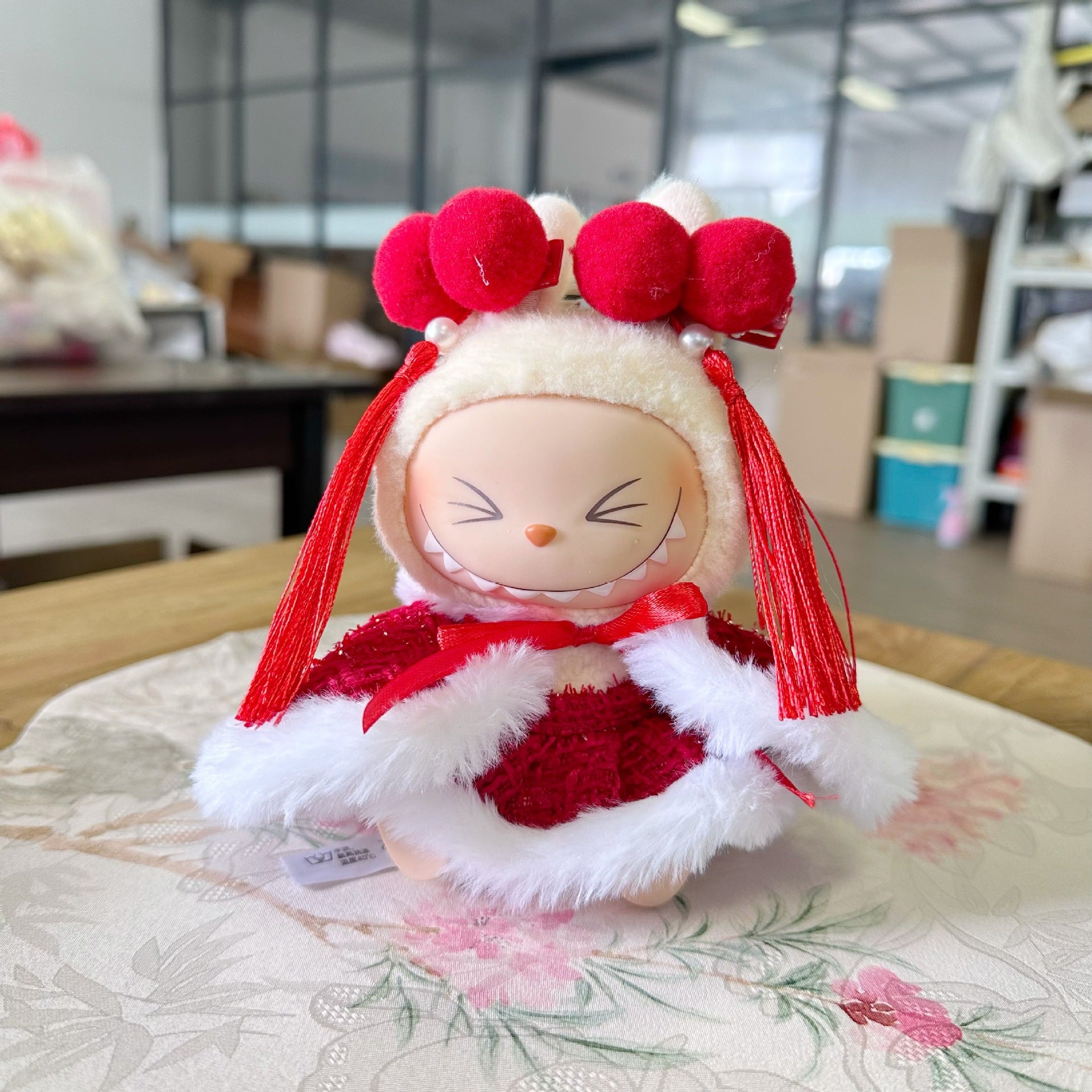 Only clothes] the first and second generation blind box labubu new year clothes blind box LABUBU suit new year clothes for Tang suit