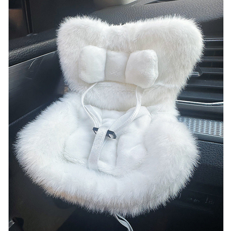 Suitable for 17cm pull cloth pendant cute car safety seat car air outlet decoration car accessories pendulum