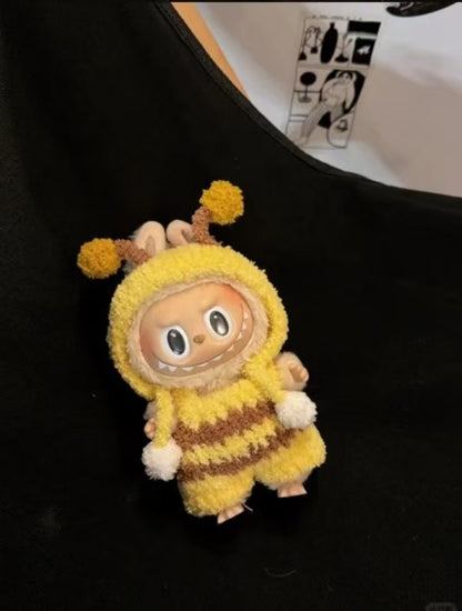 Labubu Doll Clothes 17cm Hand-Crocheted Outfits for 1st & 3rd Gen
