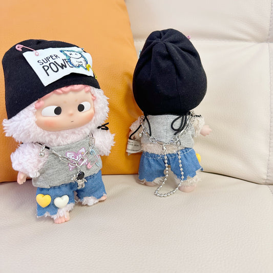 Only clothes] 17CM rabu cloth doll clothes hip hop suit 15CM oh baby for clothes shoes accessories adorable