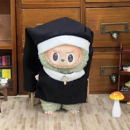 Wholesale Labubu Doll Clothes 17cm Accessories First, Second, Third Generation Vinyl Plush Doll Outfit Set