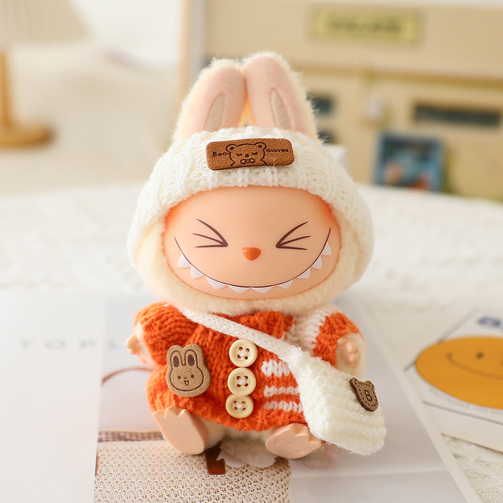Labubu Baby Clothes Generation Two Generation Three Generation Labubu Clothes Wear Sweater Shoes Vinyl Pendant Replacement Glasses