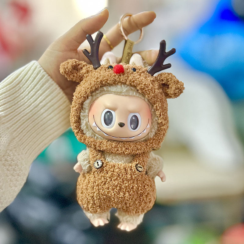 Only clothes] 17CM blind box cloth cloth clothes handmade sheep suit LABUBU for lamb suit