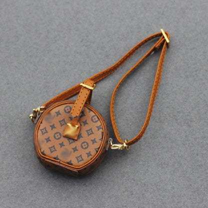 Labubu Doll Crossbody Bag - Adjustable Mini Cloth Bag for BJD & Ob11 Dolls