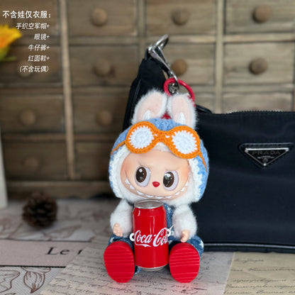 Labubu Doll Clothes - 17cm Outfit Set with Skirt & Accessories