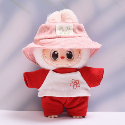 Labubu Doll Baby Clothes Set - Colorful T-Shirt & Shorts Outfit