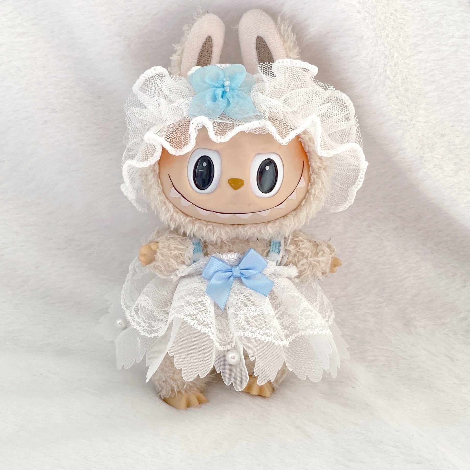 Labubu 17cm Vintage Lace Princess Dress for Dolls