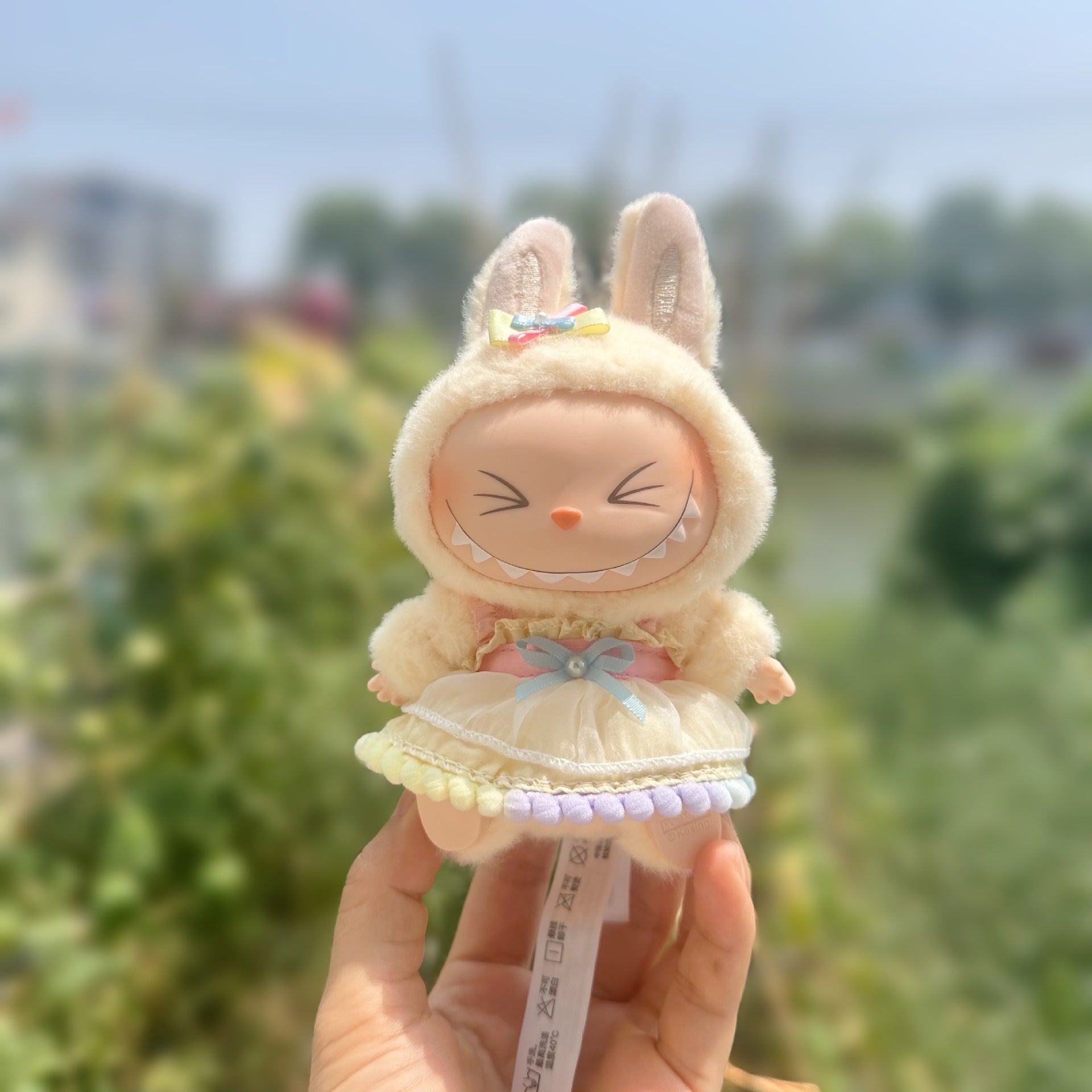 Only clothes] the first and second generation labubu doll clothes labubu sit party doll dress for sweet princess