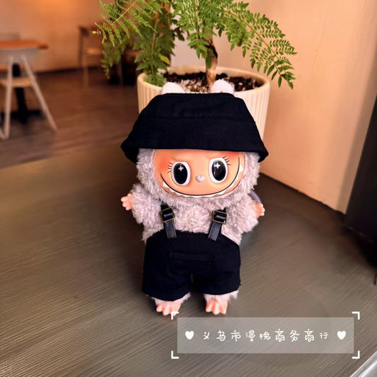 Labubu Doll Outfit Set - Denim, Black, White, Beige, Brown, Yellow, Red, Purple